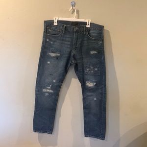 Polo Ralph Lauren Ripped & Patched Jeans